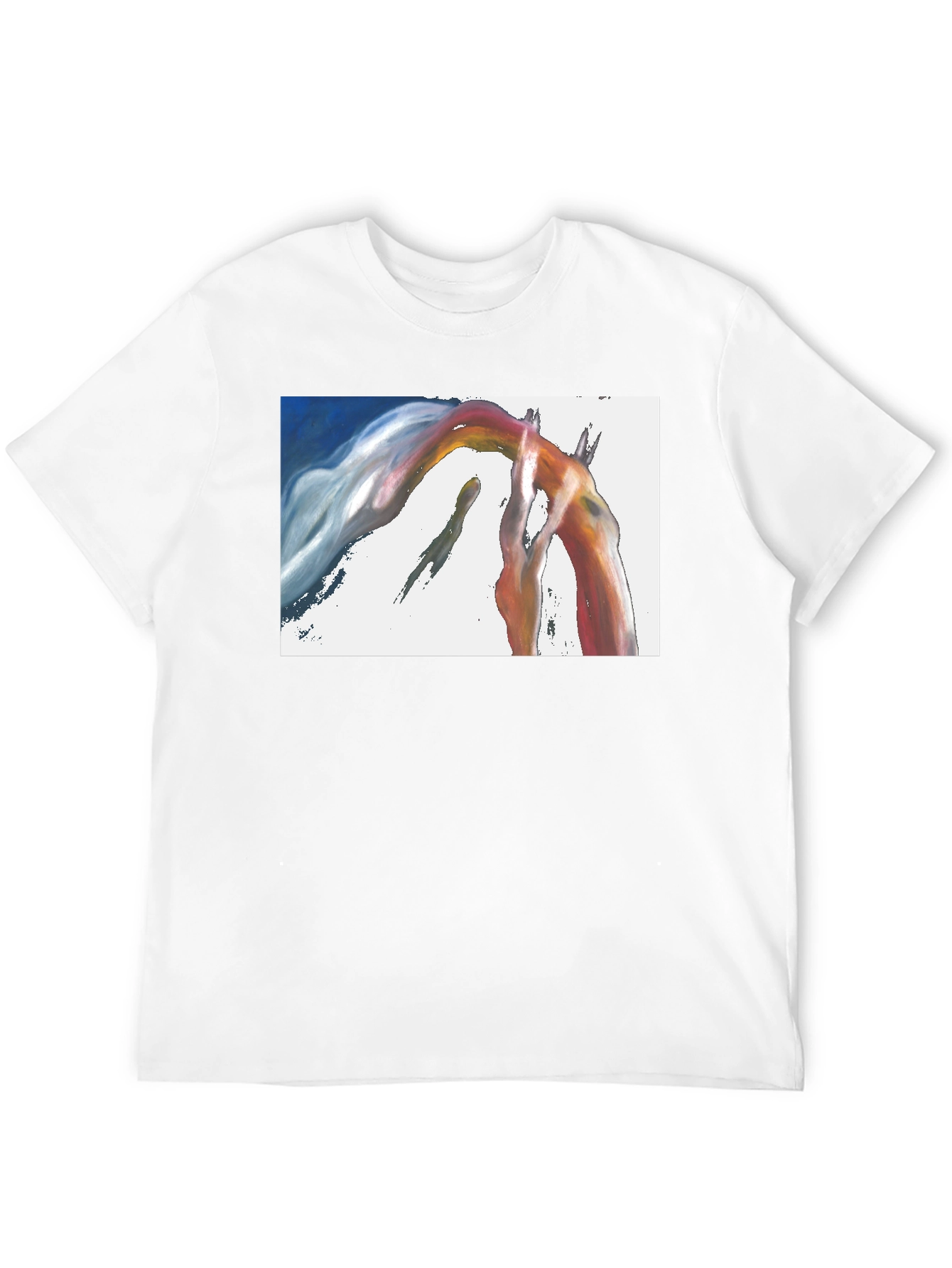 Abstract Arch Graphic Black T-Shirt