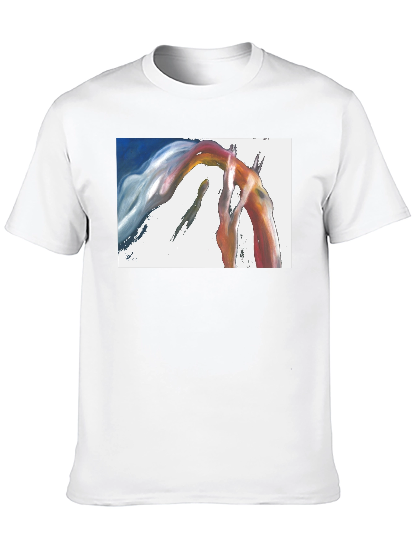 Abstract Arch Graphic Black T-Shirt