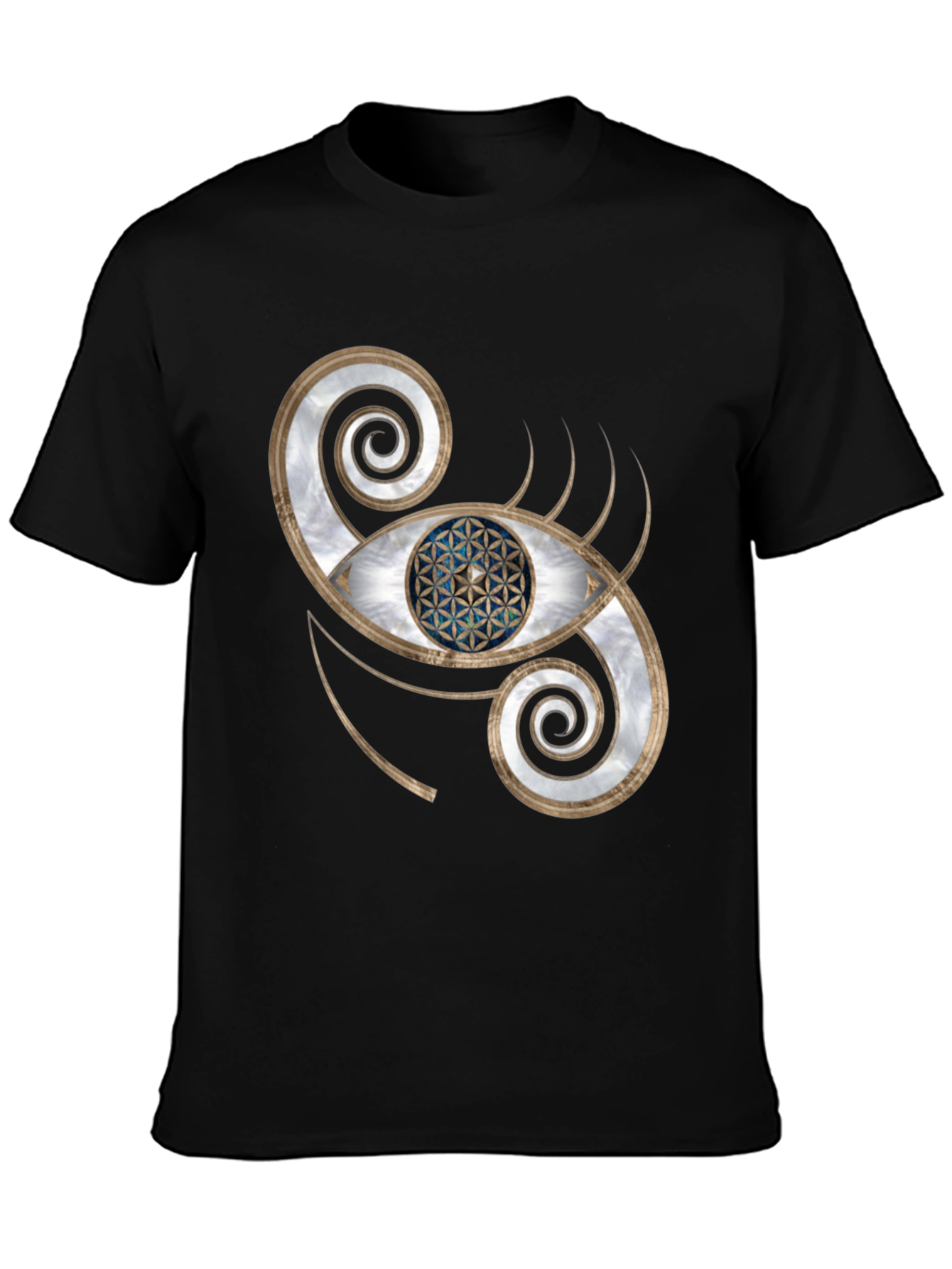 Mystic Eye Graphic Tee - Black