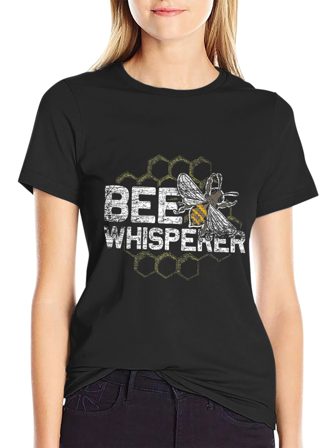 Bee Whisperer Graphic Tee - Black
