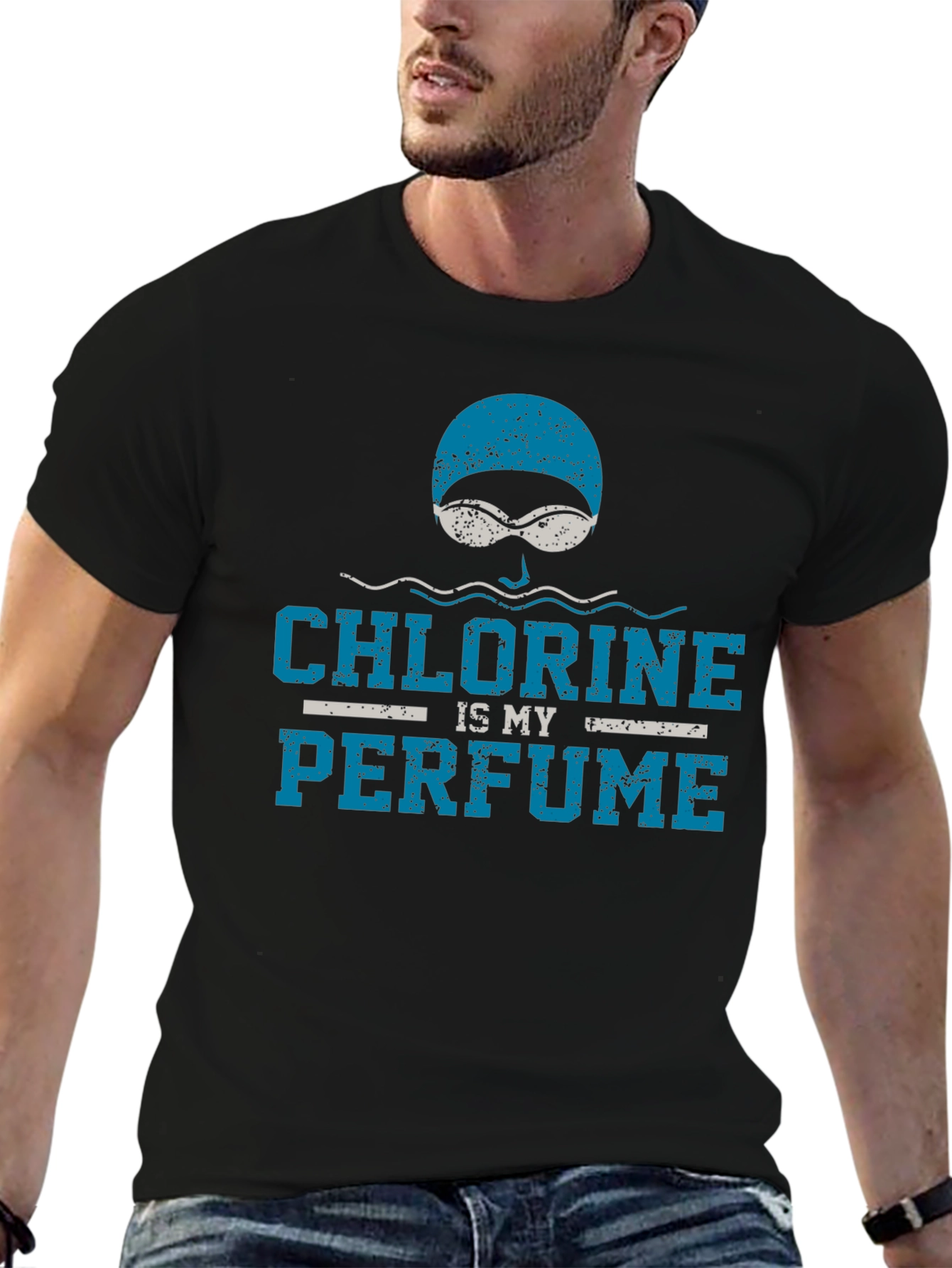 Chlorine Is My Perfume Swimmer T-Shirt
