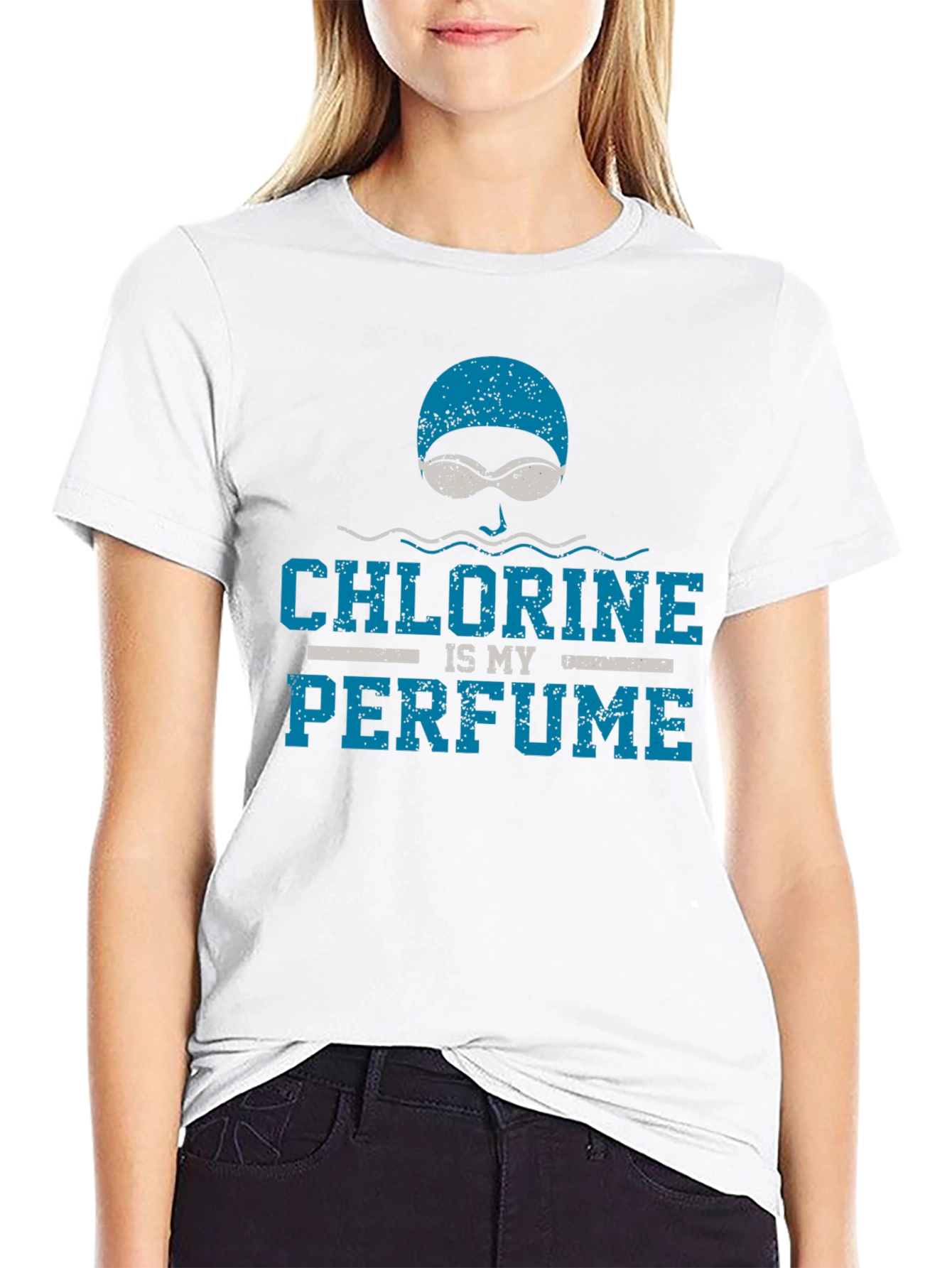 Chlorine Is My Perfume Swimmer T-Shirt