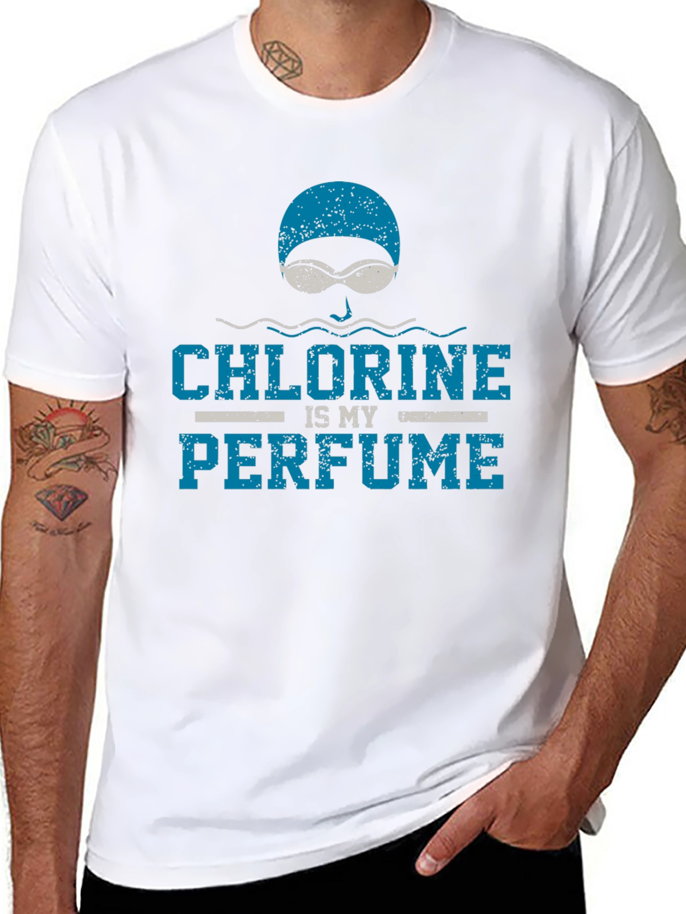 Chlorine Is My Perfume Swimmer T-Shirt