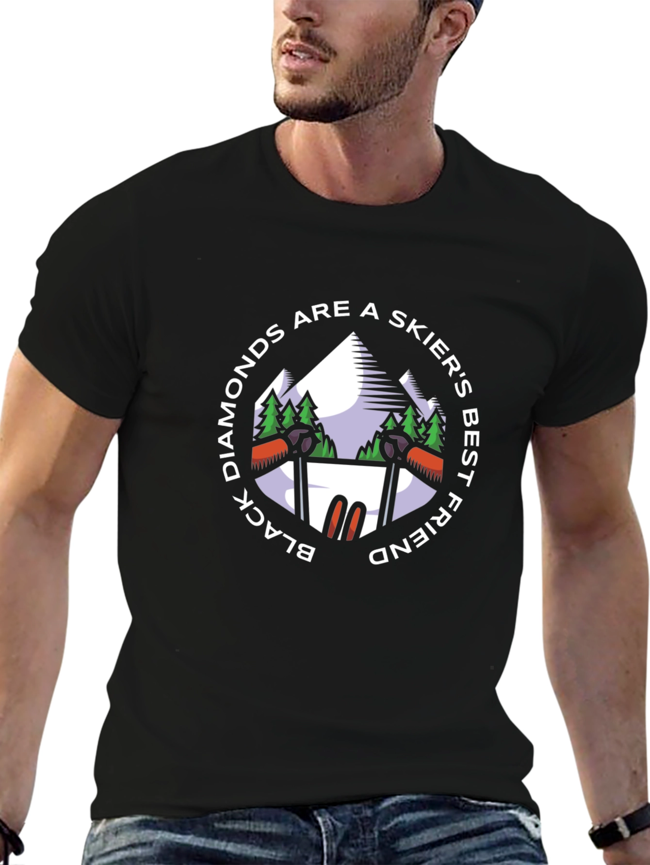 Black Diamonds Skiers Best Friend Tee