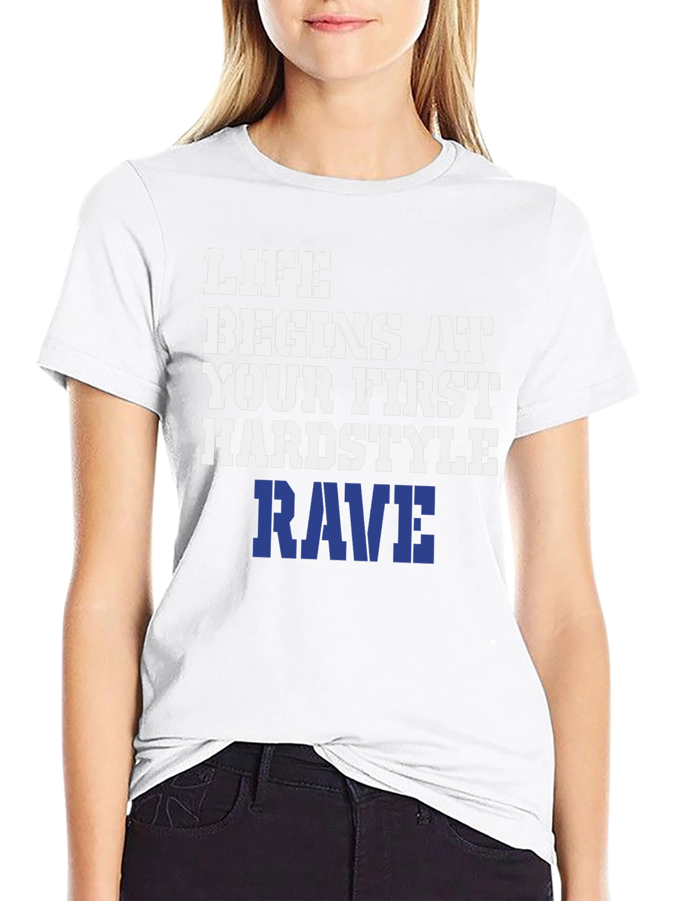 Life Begins at Your First Hardstyle Rave T-Shirt