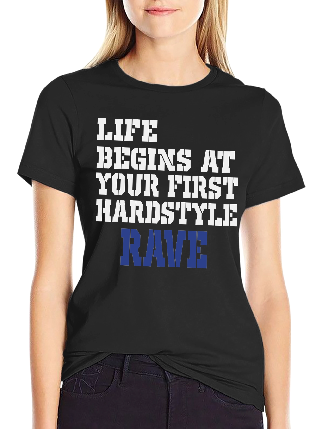 Life Begins at Your First Hardstyle Rave T-Shirt