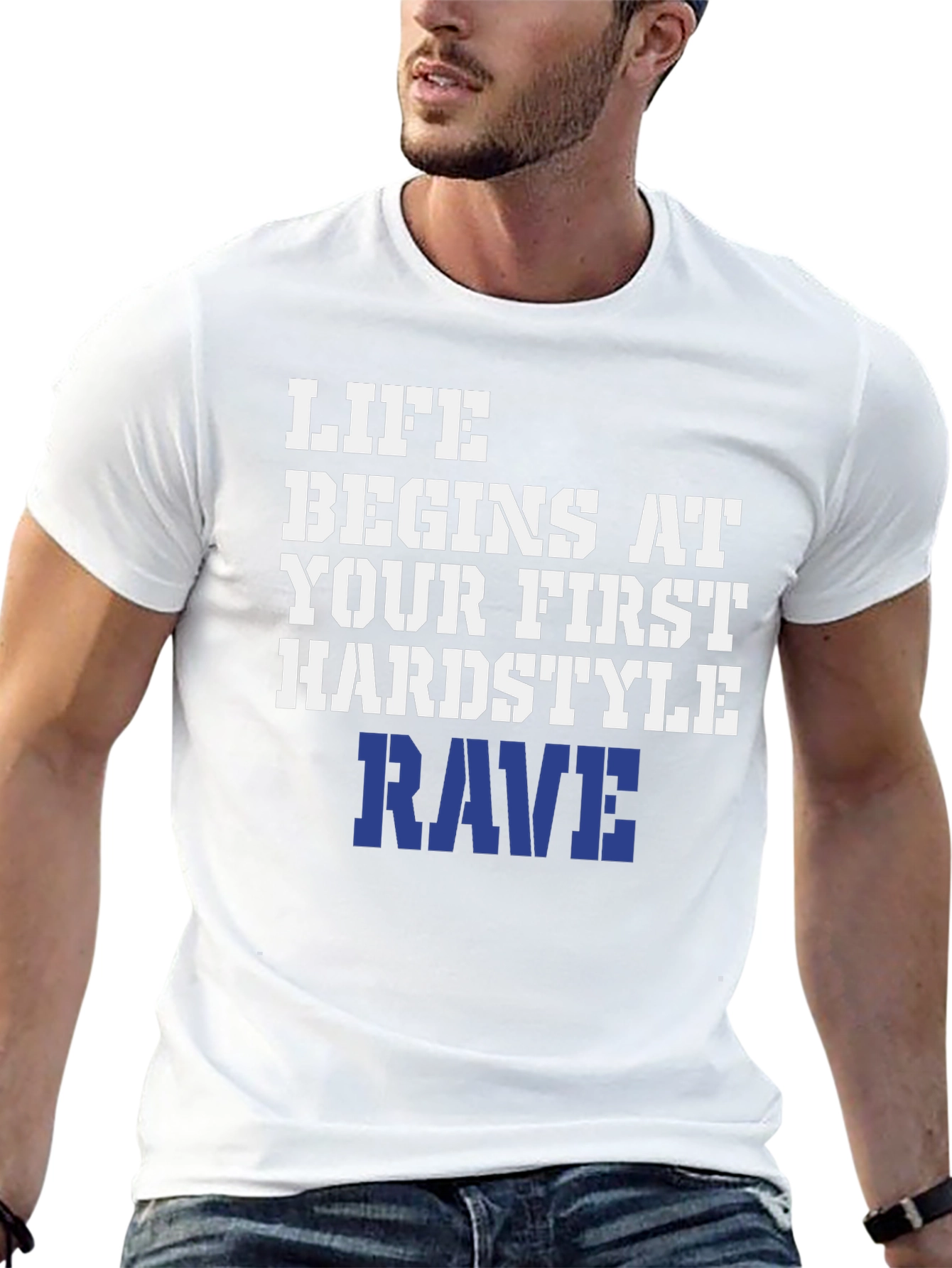 Life Begins at Your First Hardstyle Rave T-Shirt