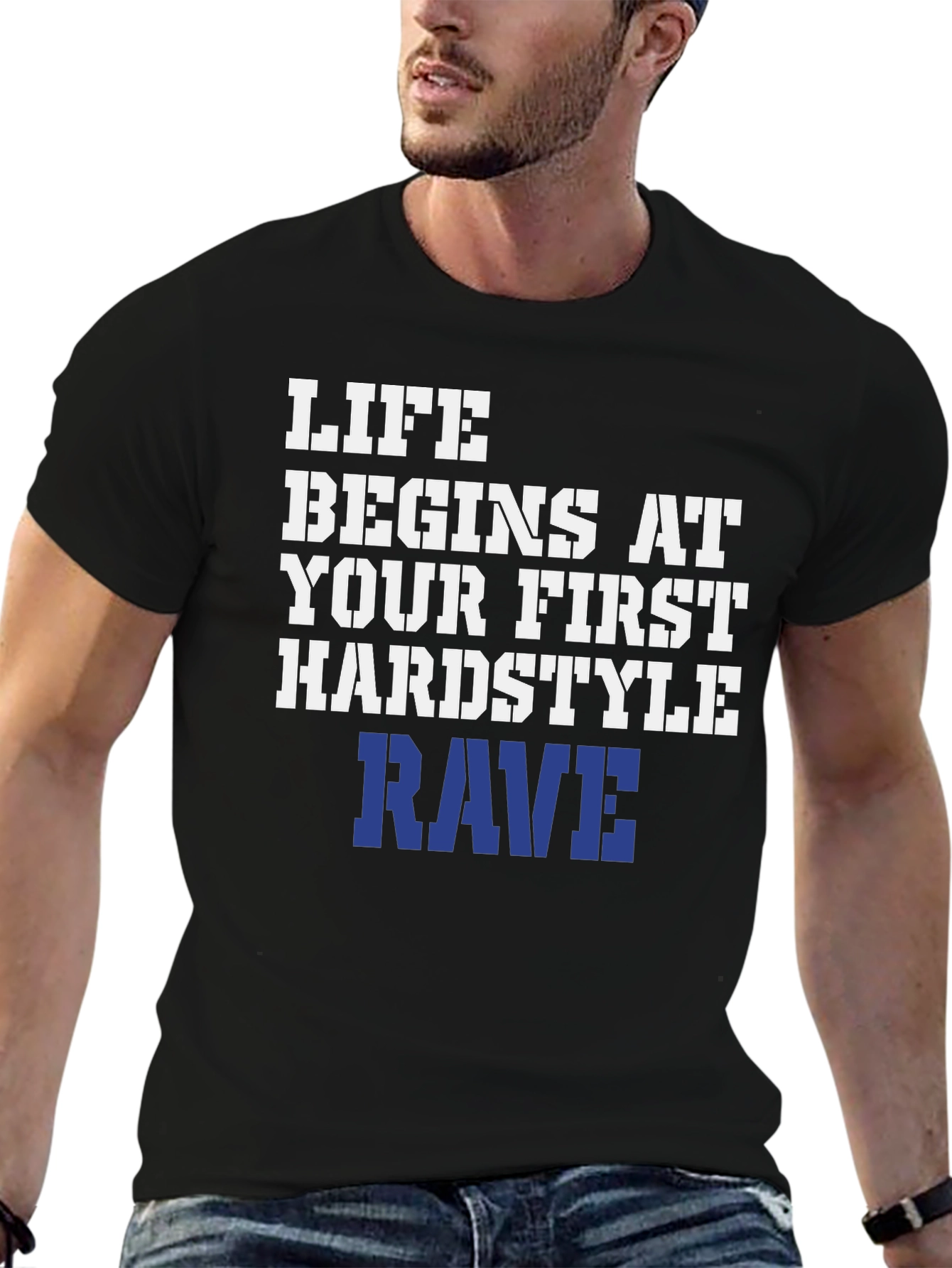 Life Begins at Your First Hardstyle Rave T-Shirt