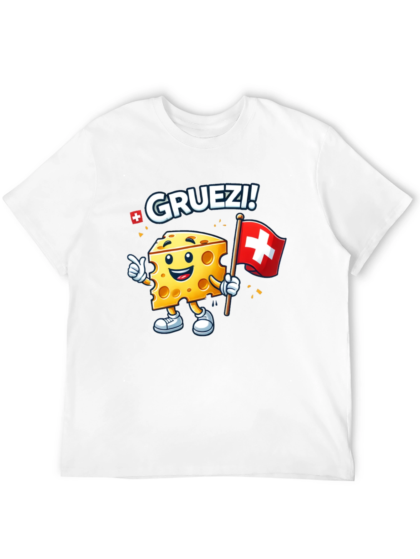 Gruetzi Cheese Swiss Flag T-Shirt