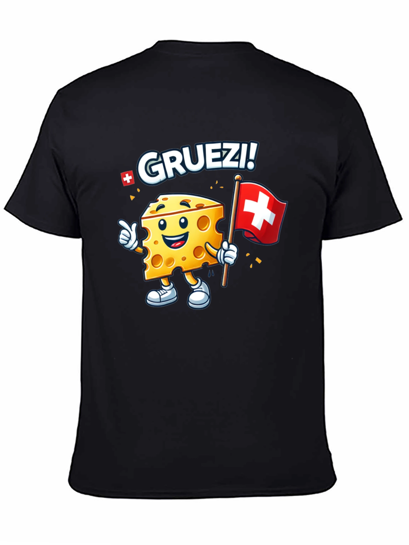 Gruetzi Cheese Swiss Flag T-Shirt