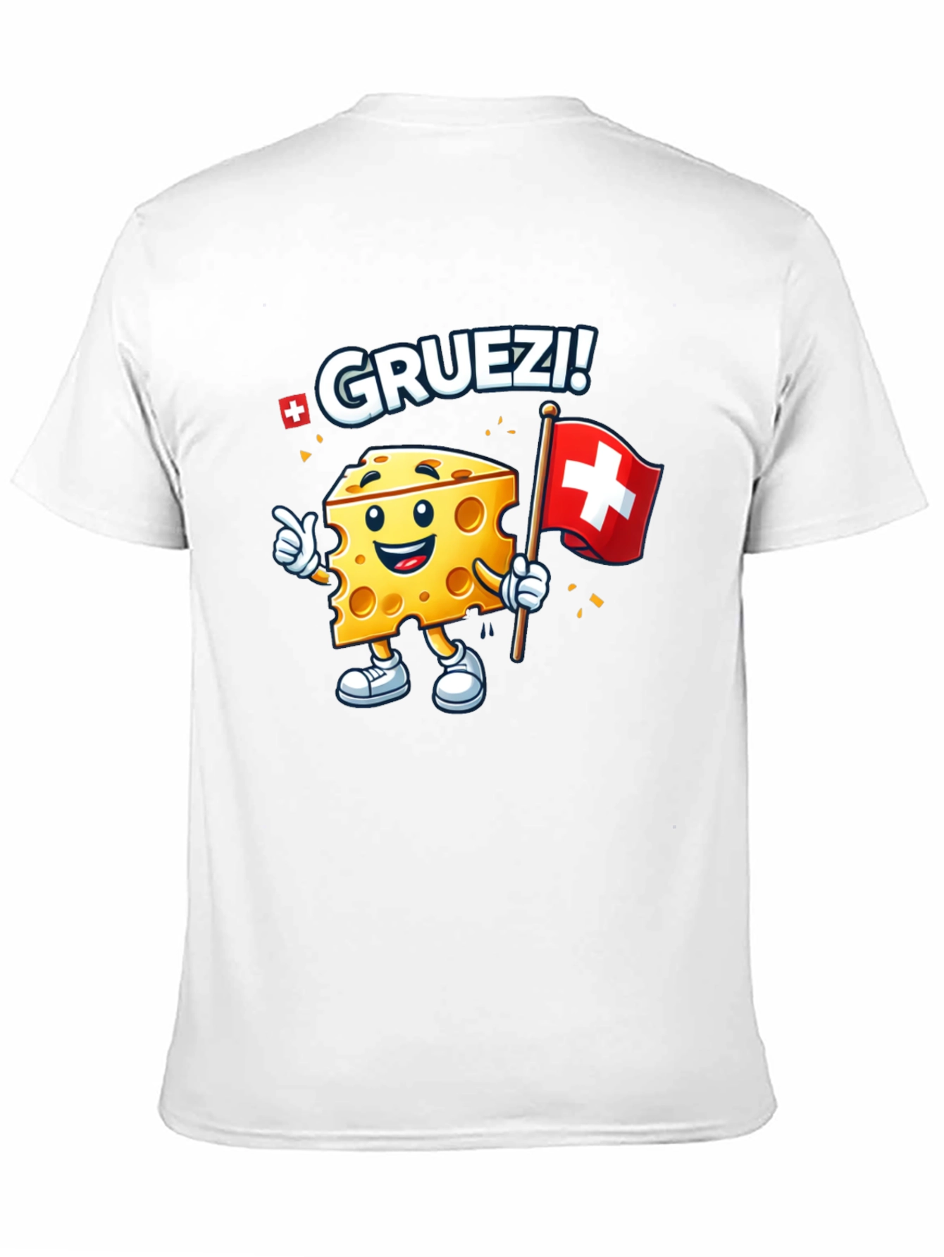 Gruetzi Cheese Swiss Flag T-Shirt