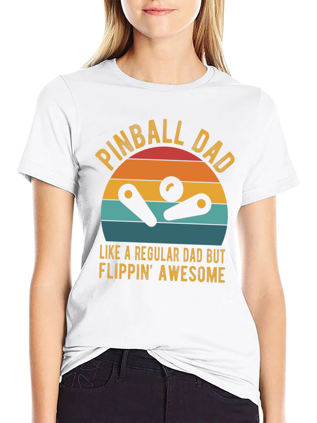Pinball Dad Graphic T-Shirt - Flippin Awesome Tee
