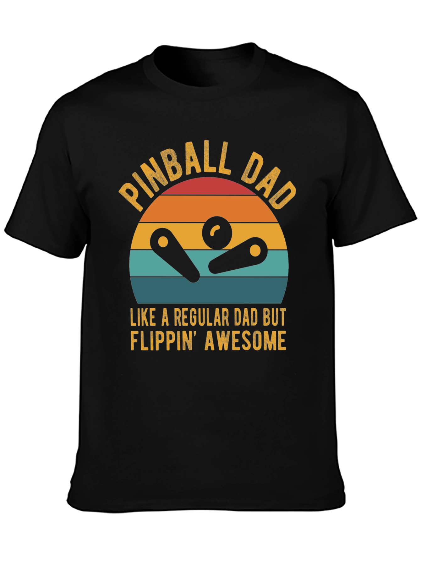 Pinball Dad Graphic T-Shirt - Flippin Awesome Tee