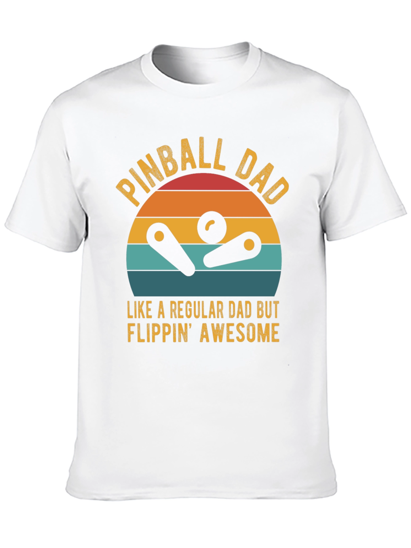 Pinball Dad Graphic T-Shirt - Flippin Awesome Tee