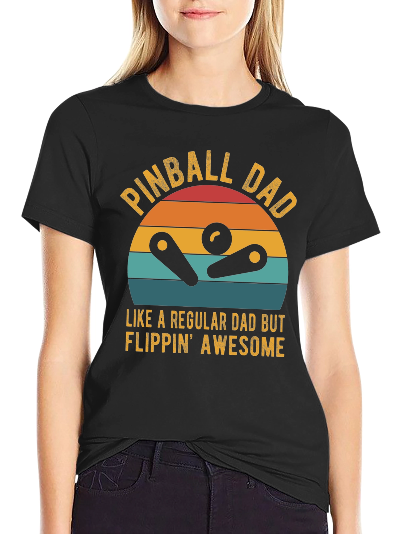 Pinball Dad Graphic T-Shirt - Flippin Awesome Tee