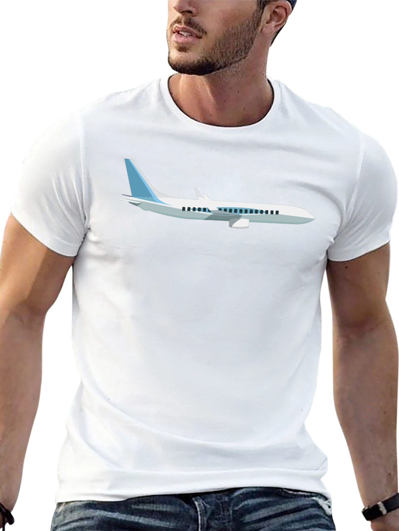 Airplane Graphic Tee - Fly High in Style
