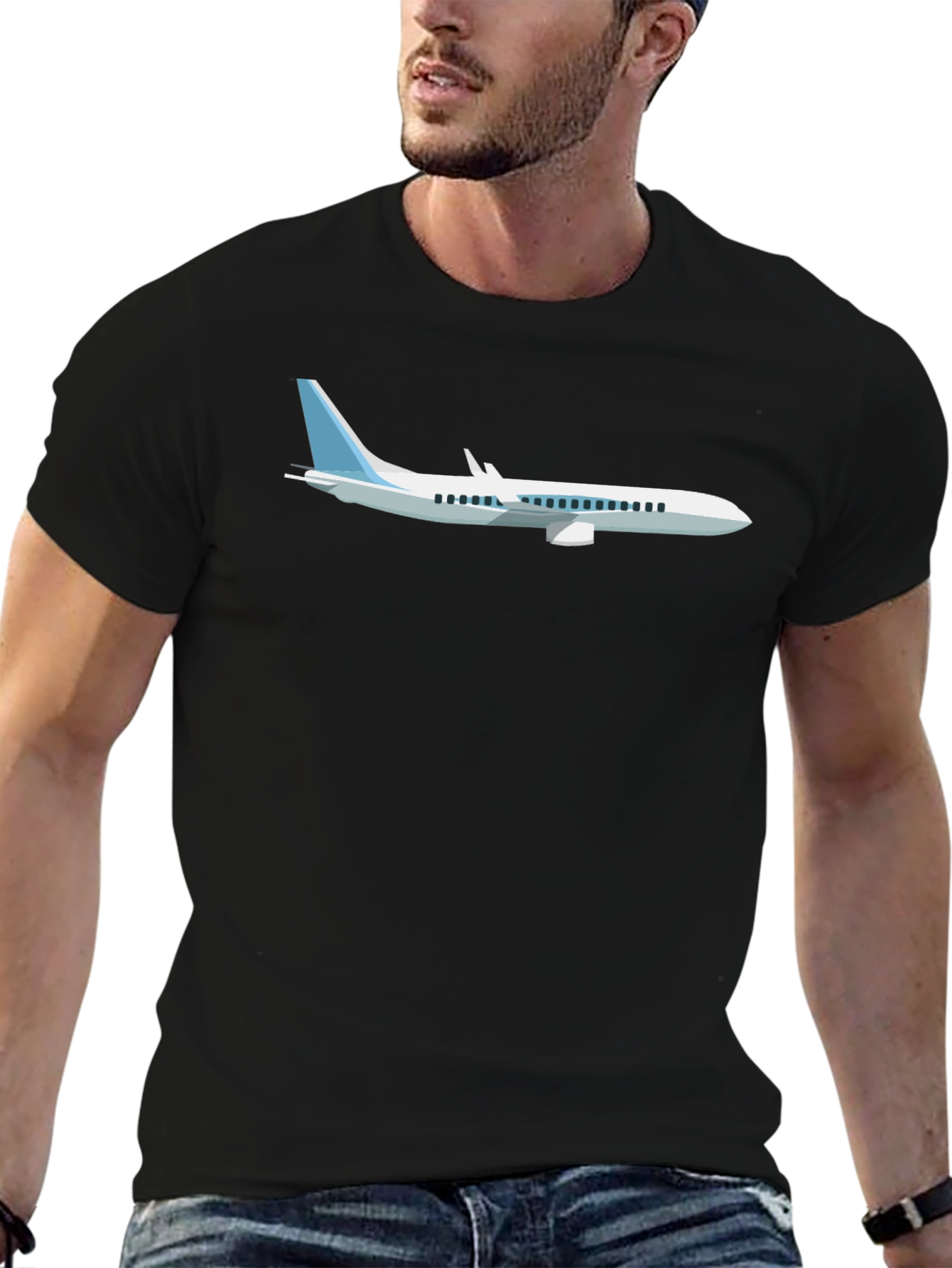 Airplane Graphic Tee - Fly High in Style