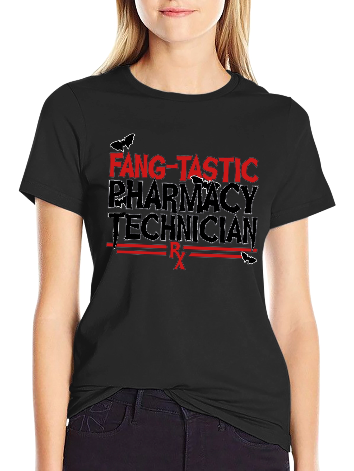 Fang-tastic Pharmacy Technician Halloween T-Shirt