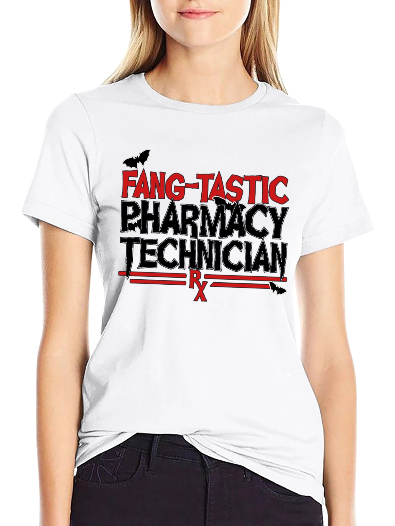 Fang-tastic Pharmacy Technician Halloween T-Shirt