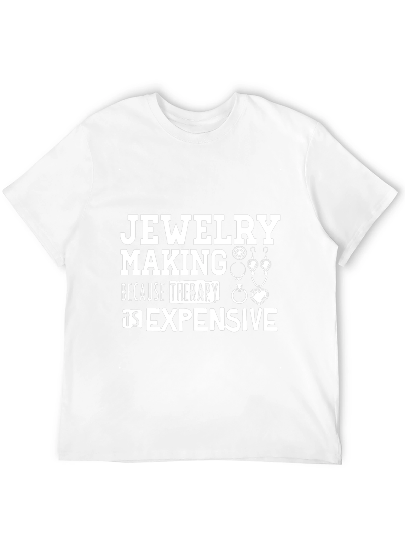 Jewelry Making Therapy T-Shirt: Stylish & Comfortable