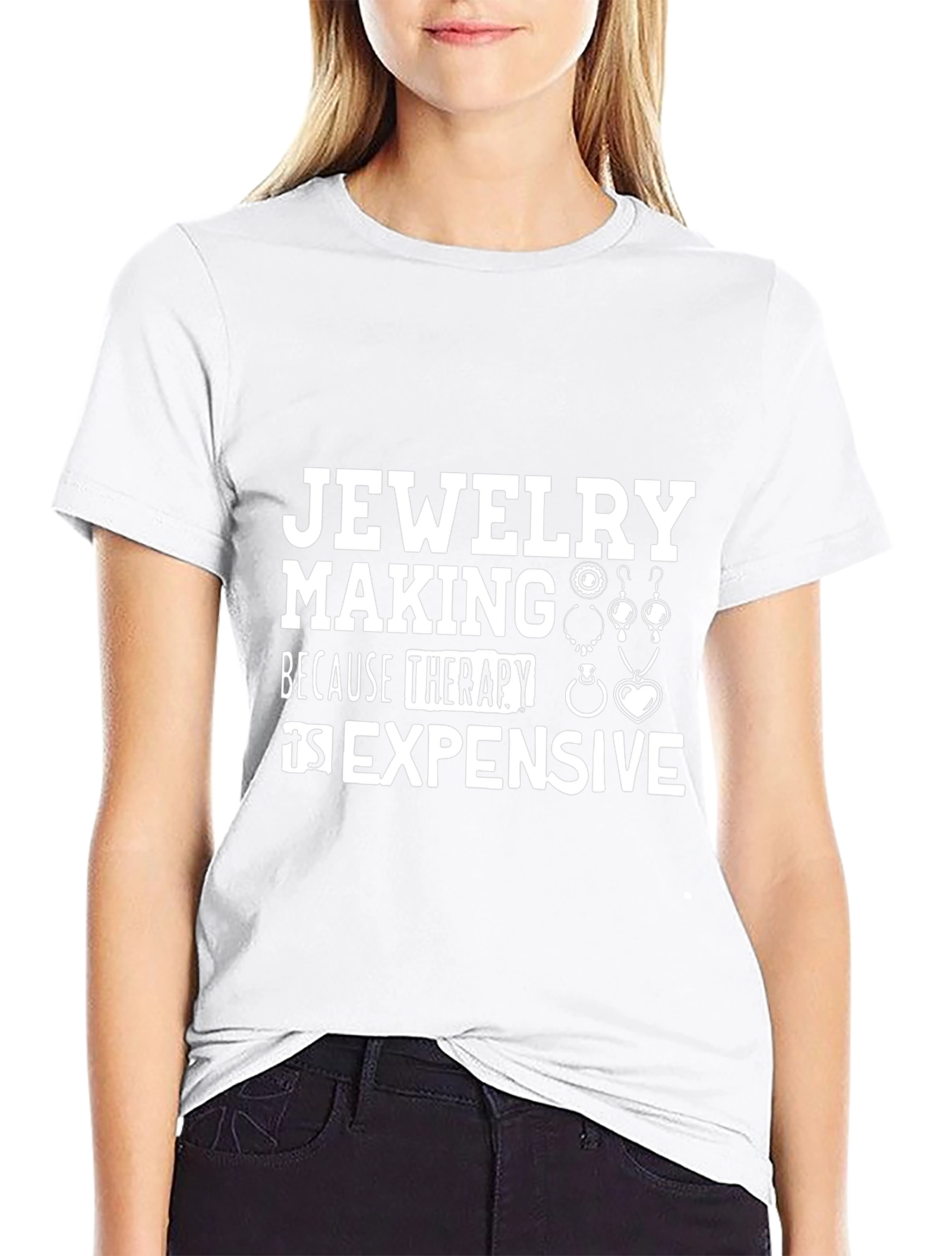Jewelry Making Therapy T-Shirt: Stylish & Comfortable
