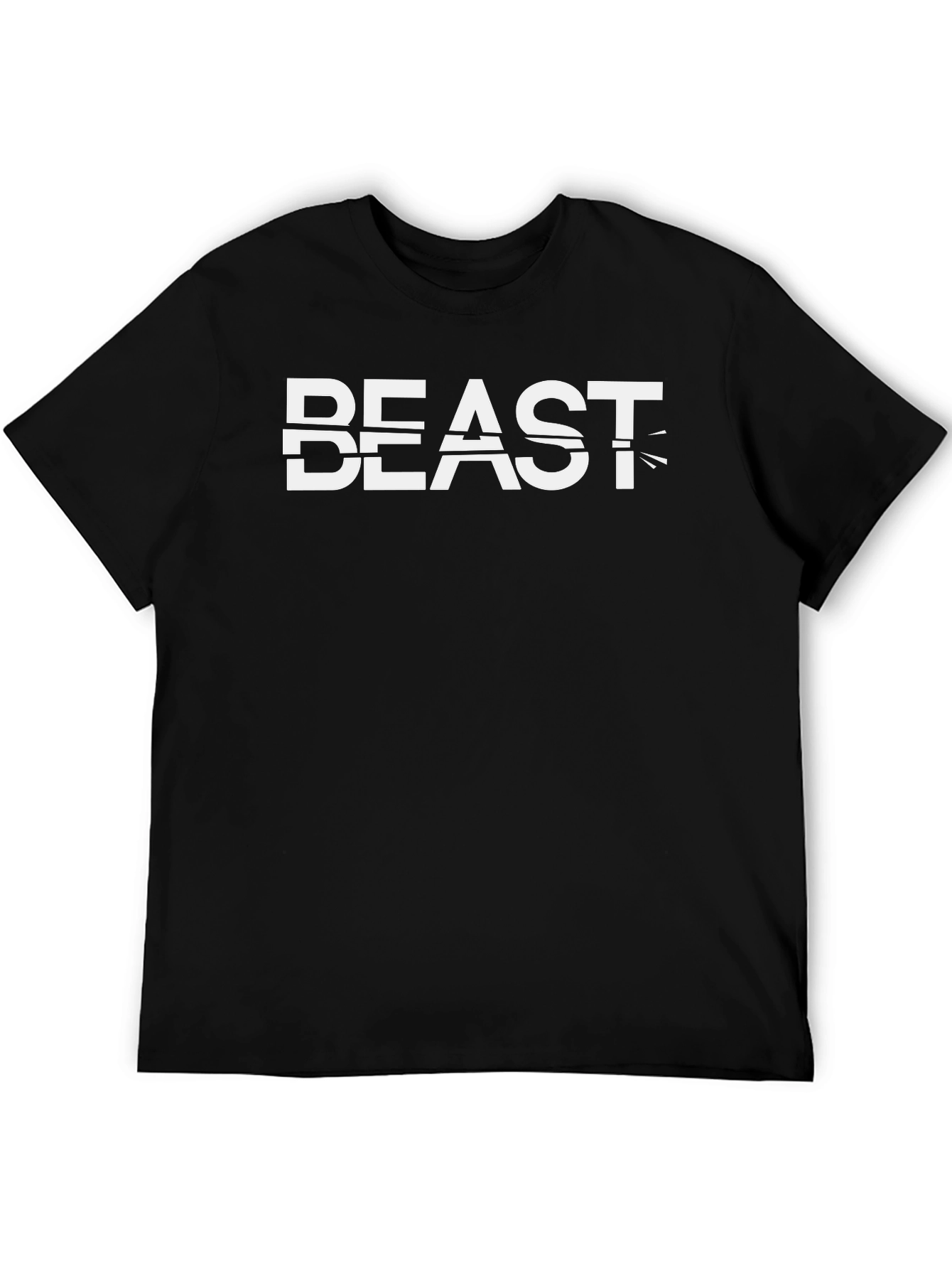 Beast Mode Black Graphic Tee - Fitness Apparel