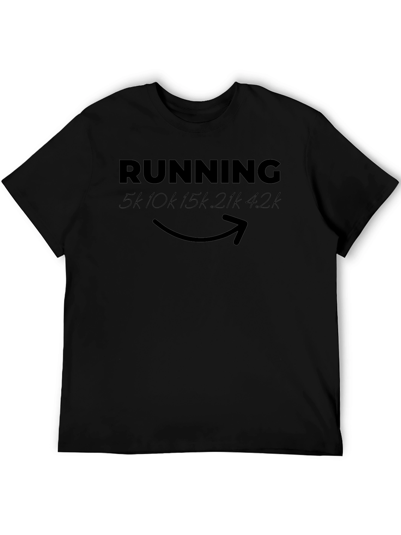 Running Progression Black T-Shirt
