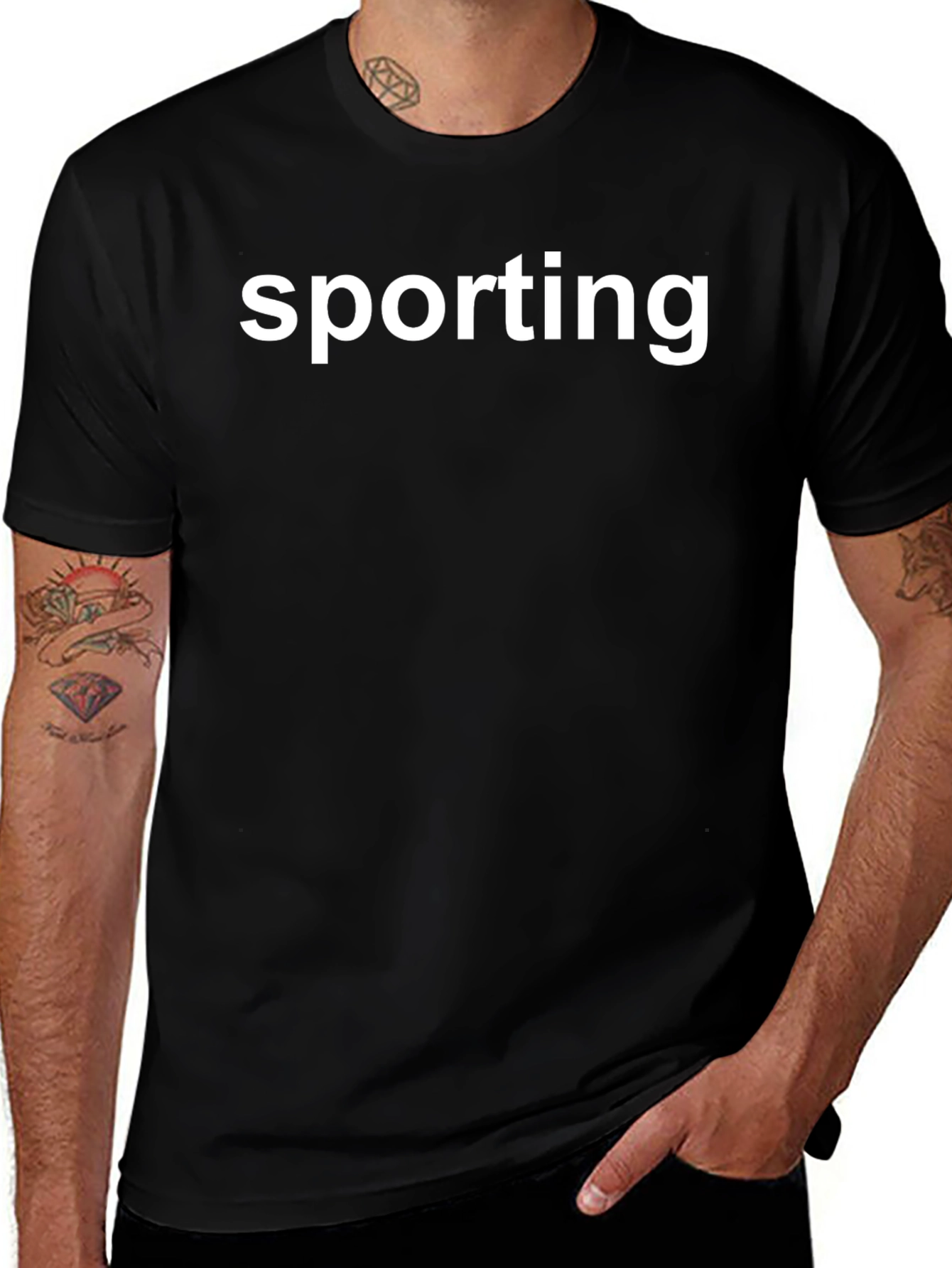 Sporting Black T-Shirt