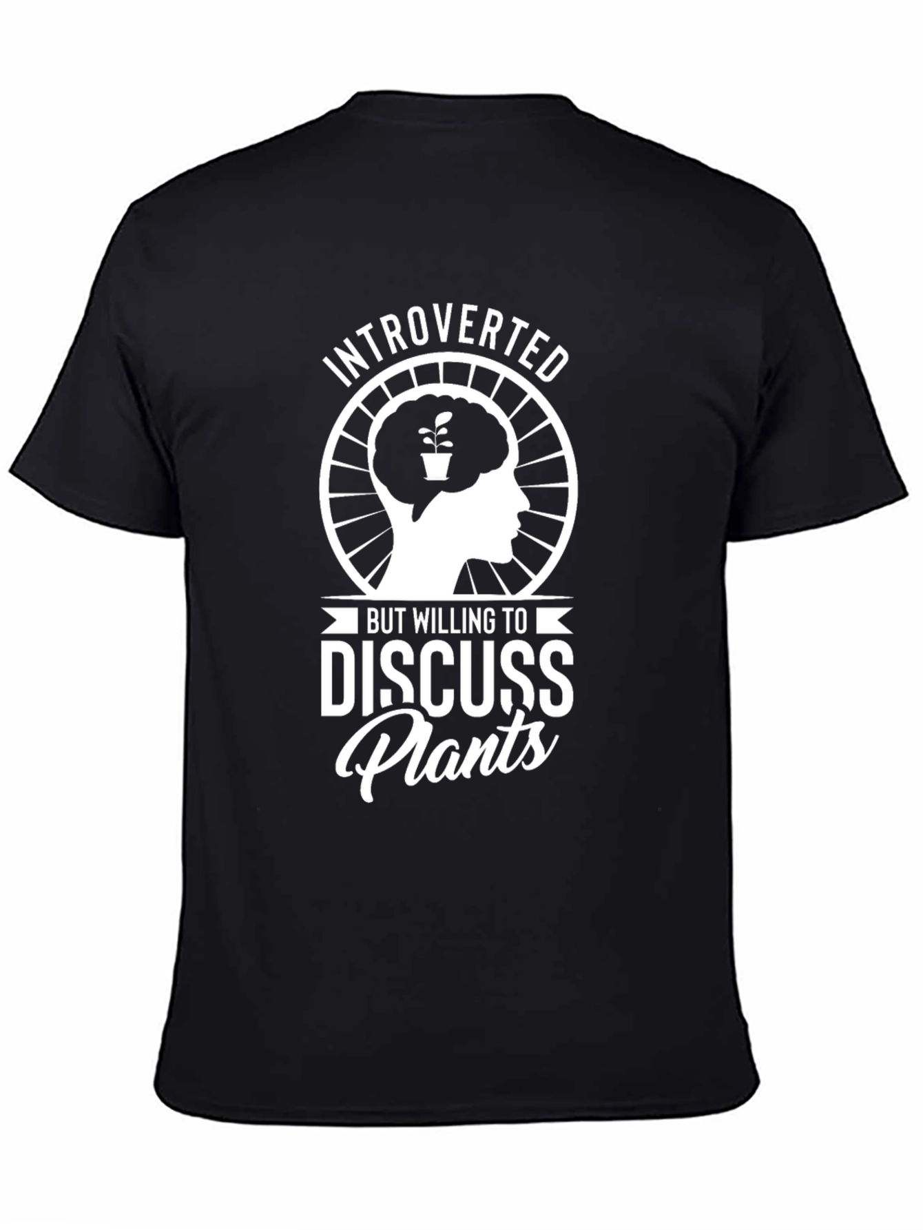 Introverted Discuss Plants T-Shirt