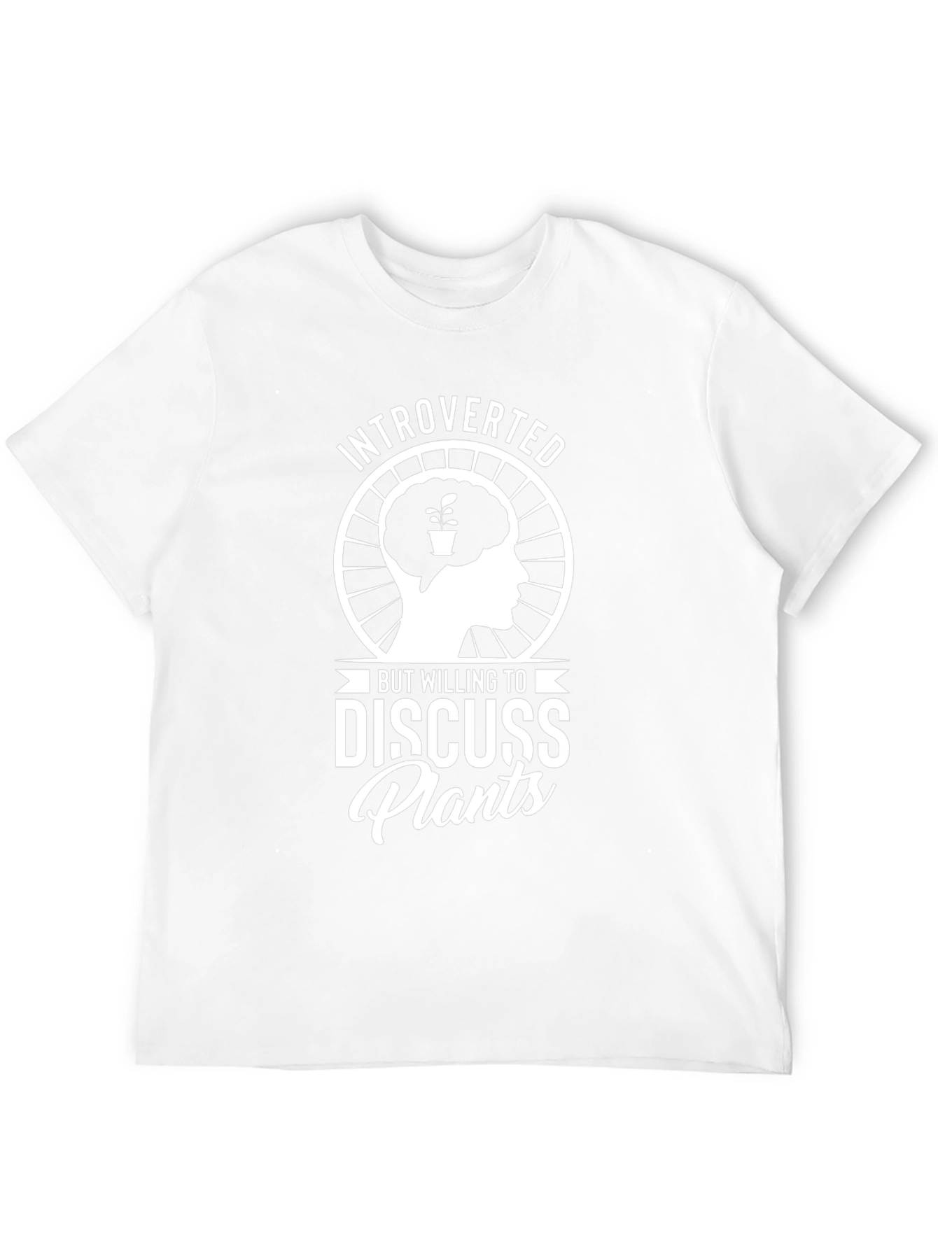 Introverted Discuss Plants T-Shirt