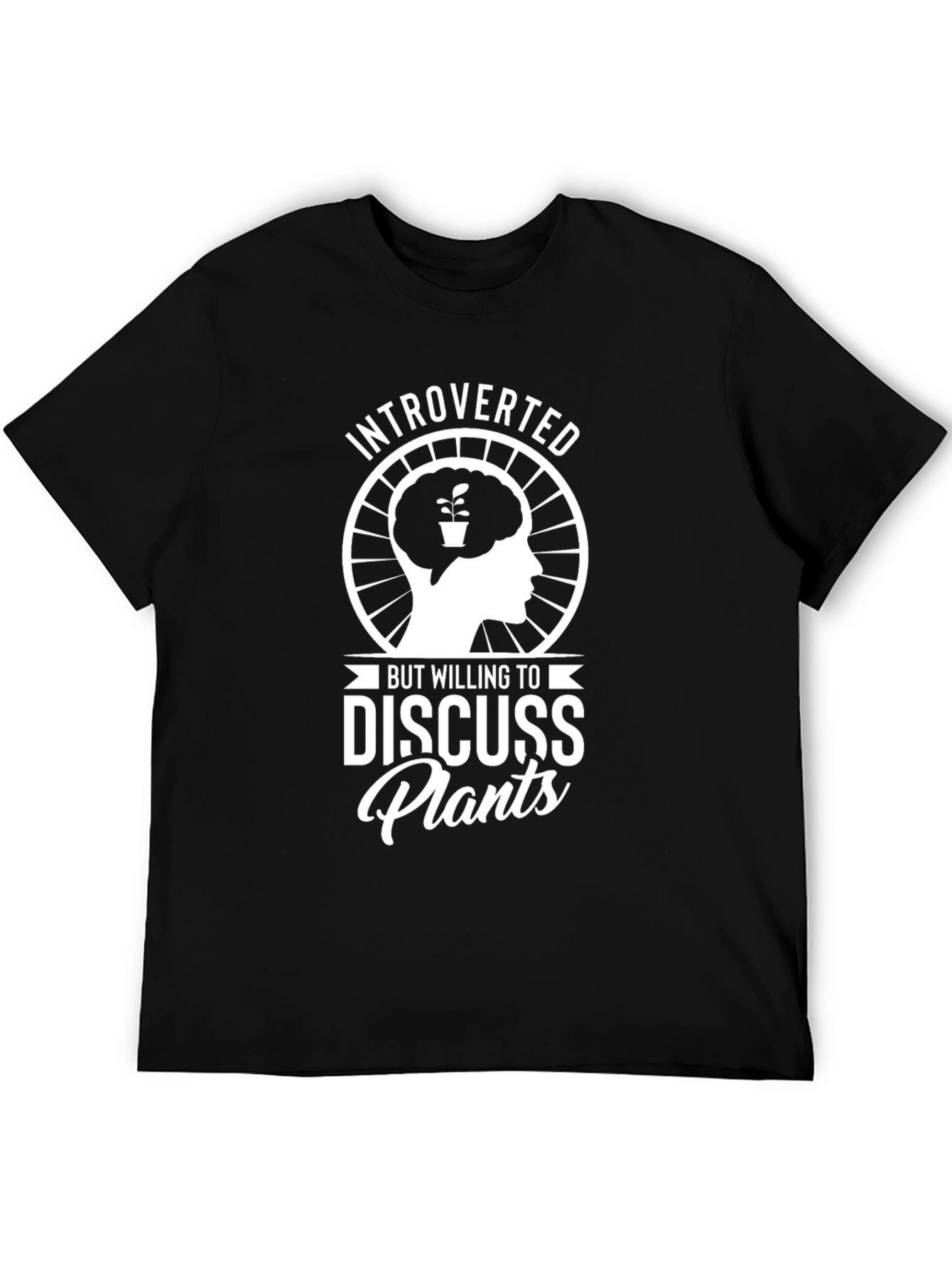 Introverted Discuss Plants T-Shirt