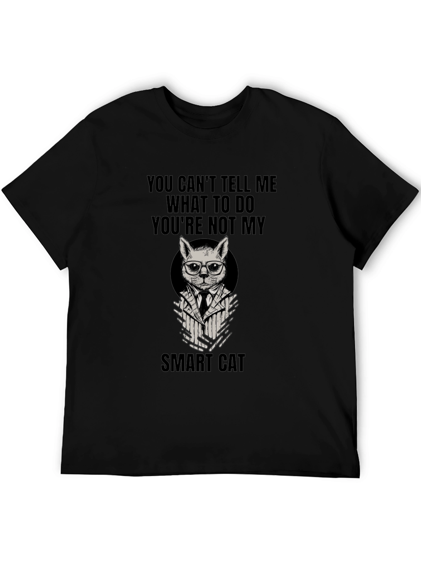 Smart Cat T-Shirt - Funny Slogan Tee