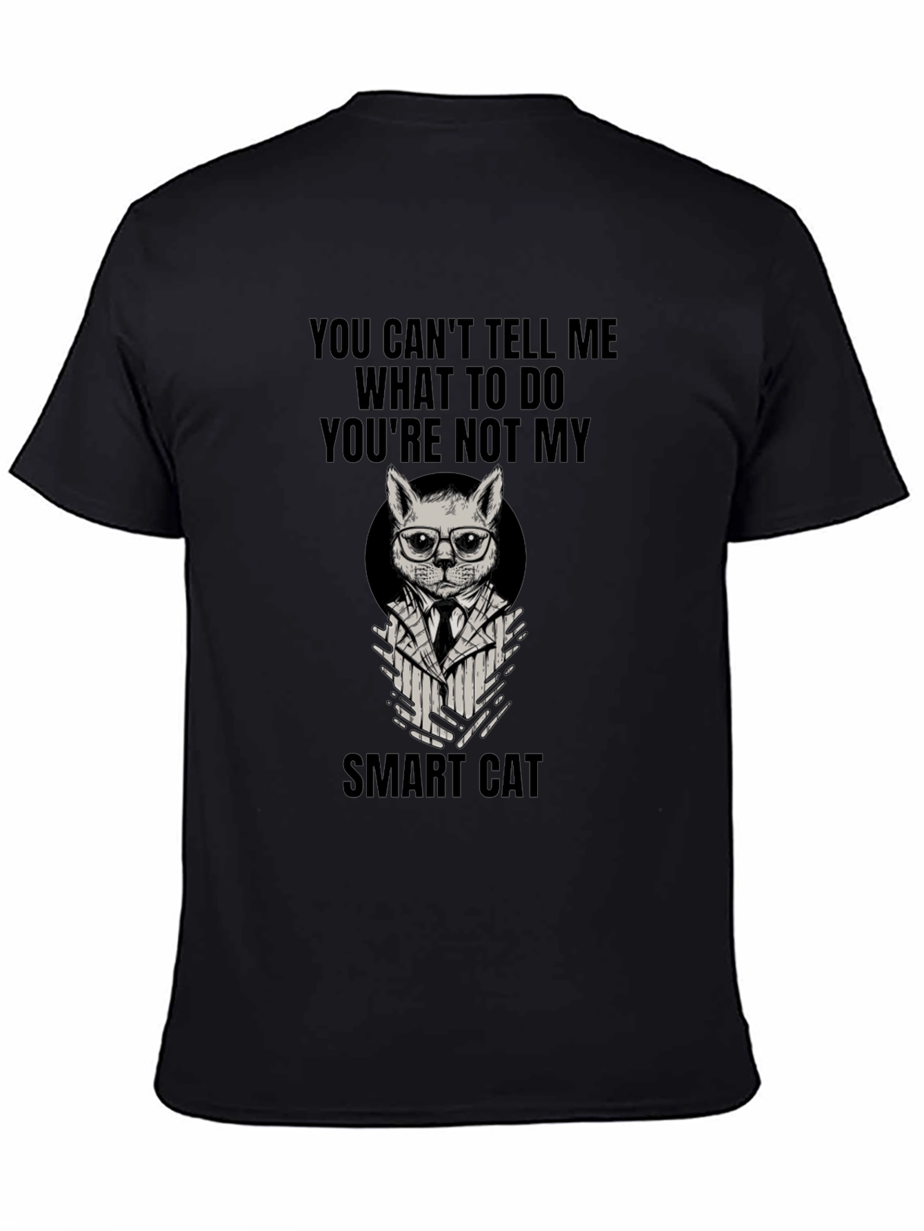 Smart Cat T-Shirt - Funny Slogan Tee