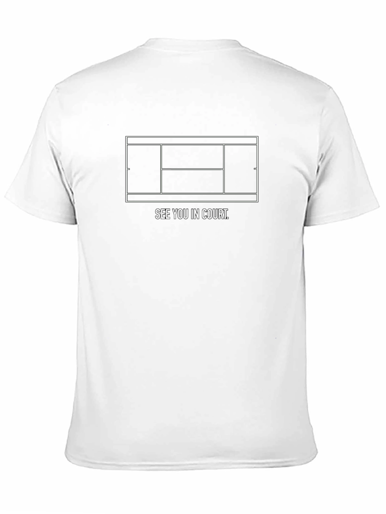 Tennis Court T-Shirt - See You In Court Tee