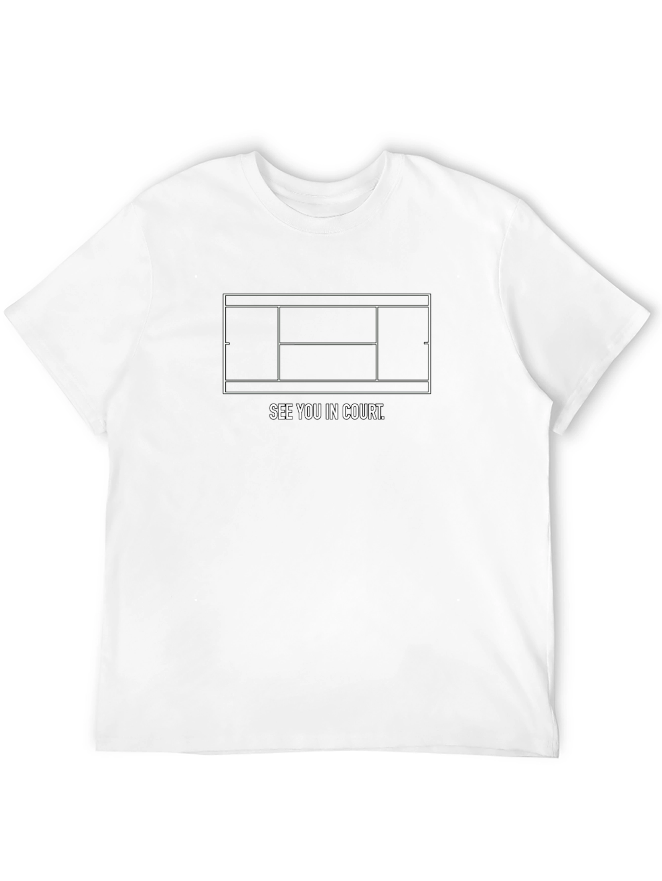 Tennis Court T-Shirt - See You In Court Tee
