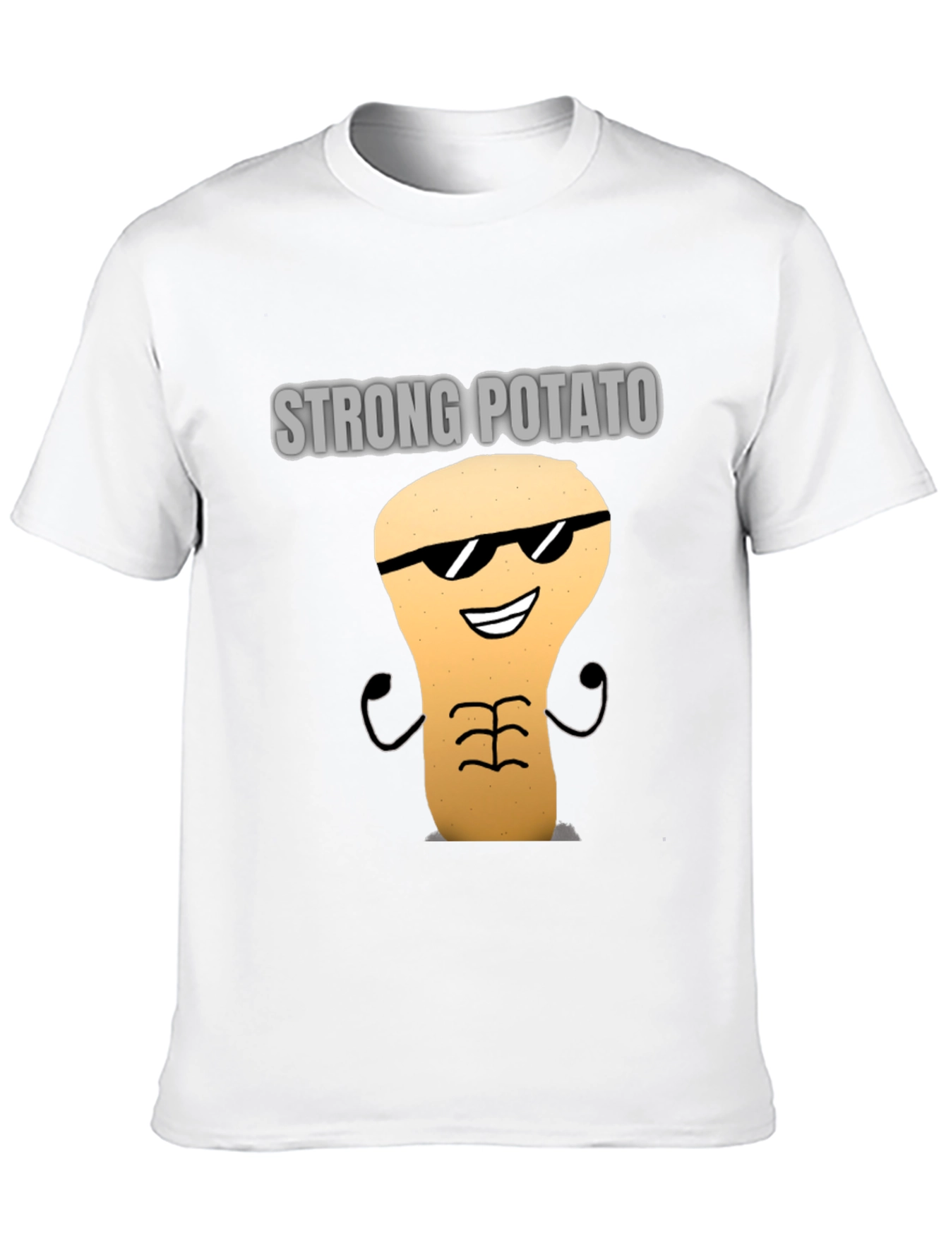 Strong Potato Graphic T-Shirt