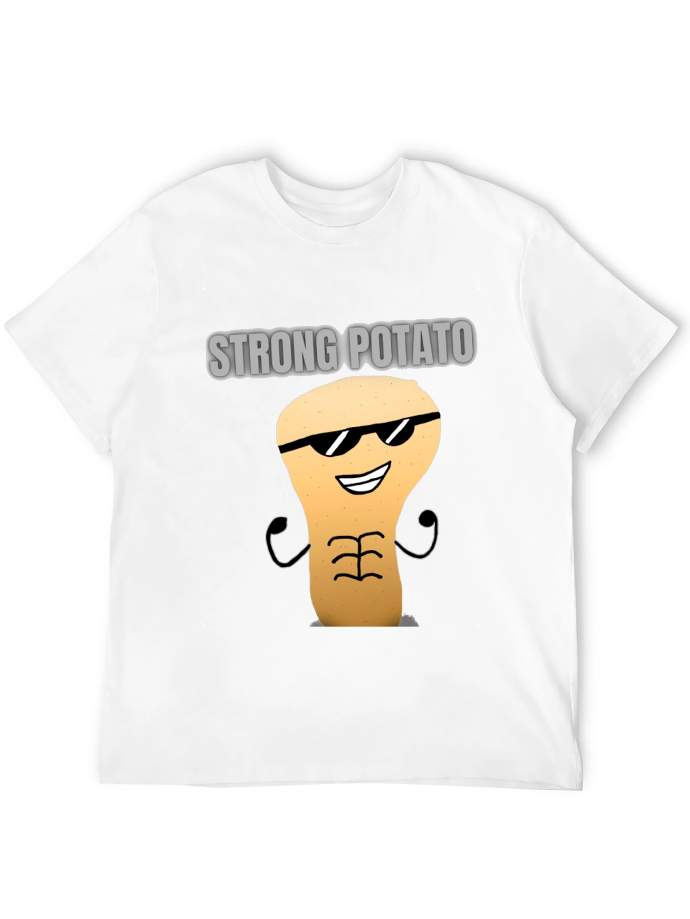 Strong Potato Graphic T-Shirt