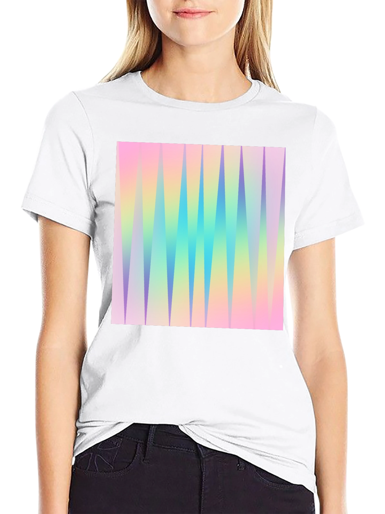 Prism Peak Mens Black T-Shirt