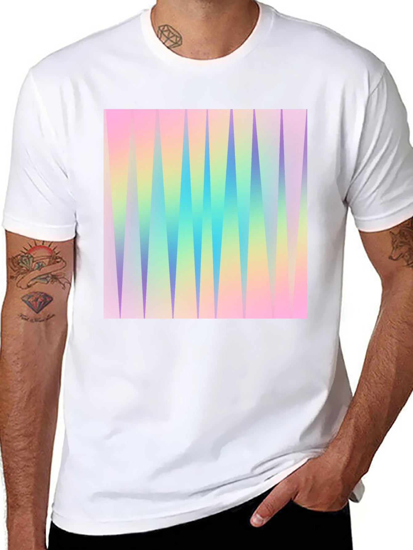 Prism Peak Mens Black T-Shirt