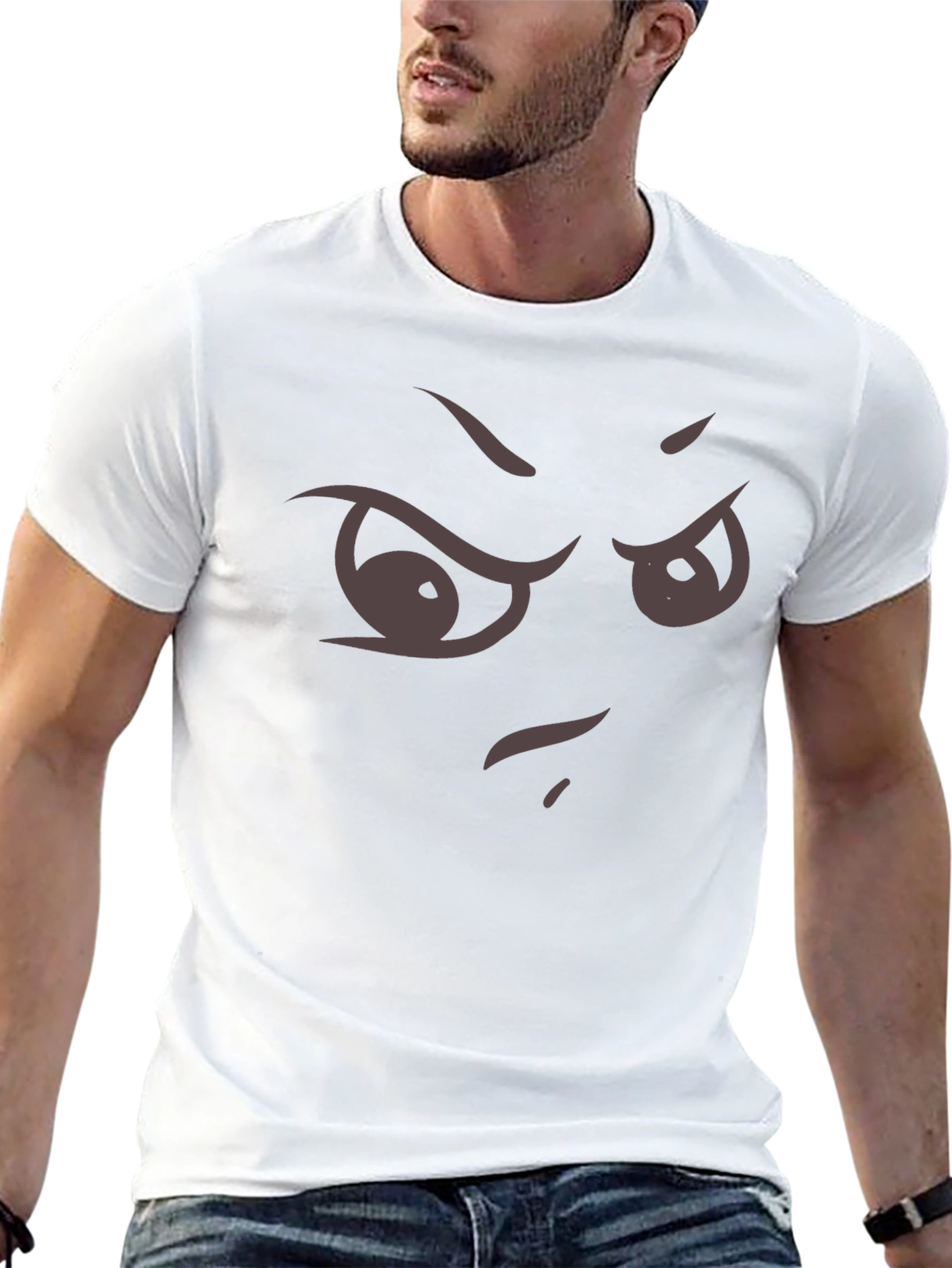 Angry Eyes Graphic T-Shirt - Unique Design