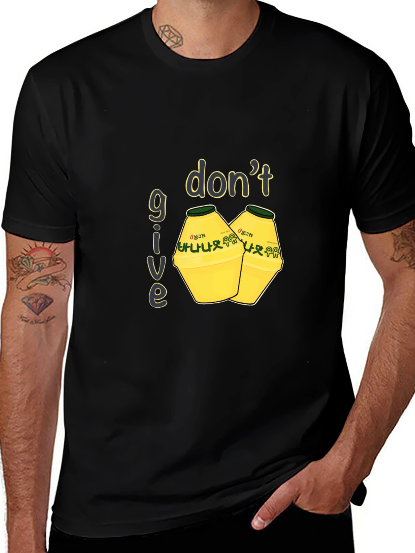 Dont Give Up Banana Milk T-Shirt