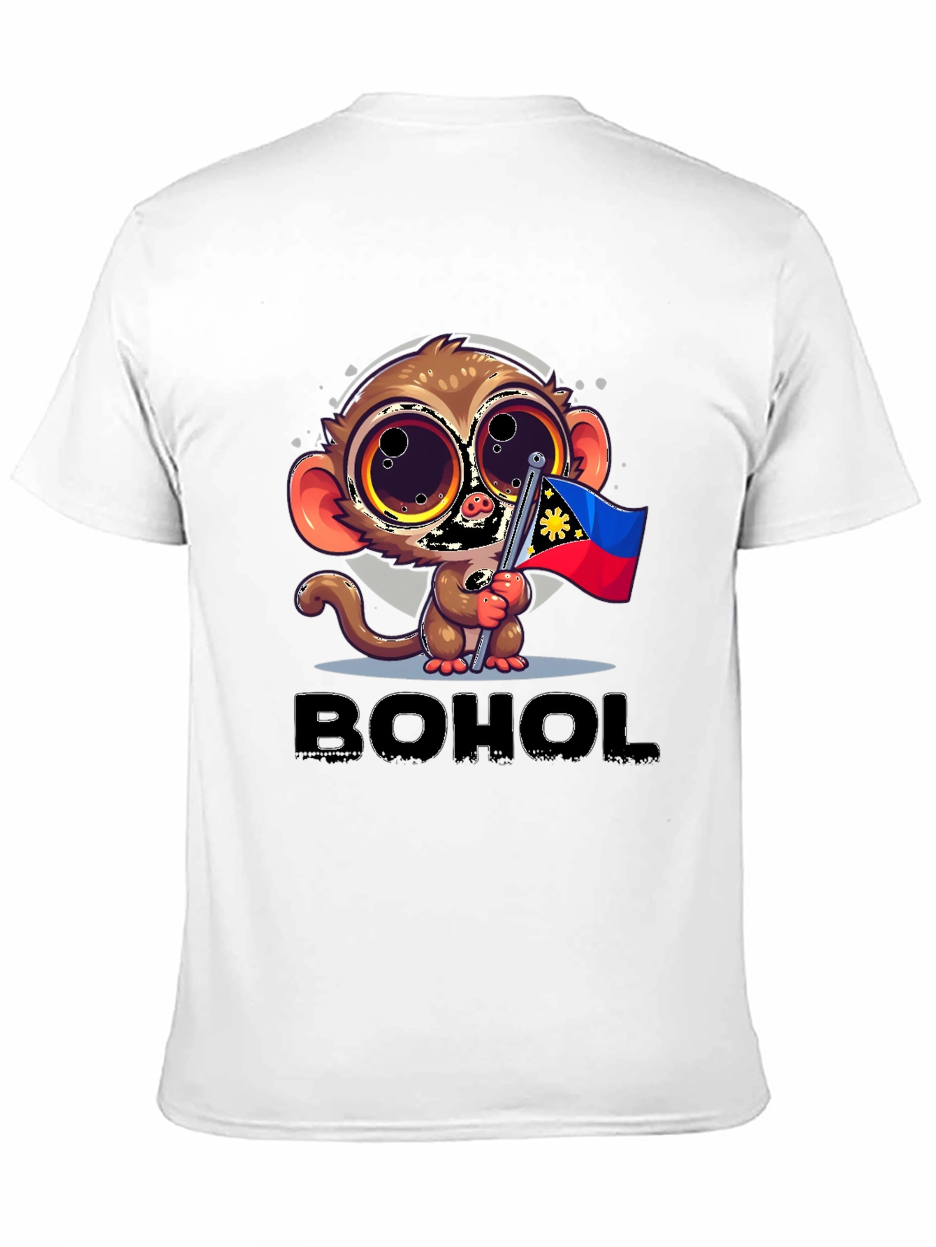 Bohol Tarsier Cartoon Graphic Tee