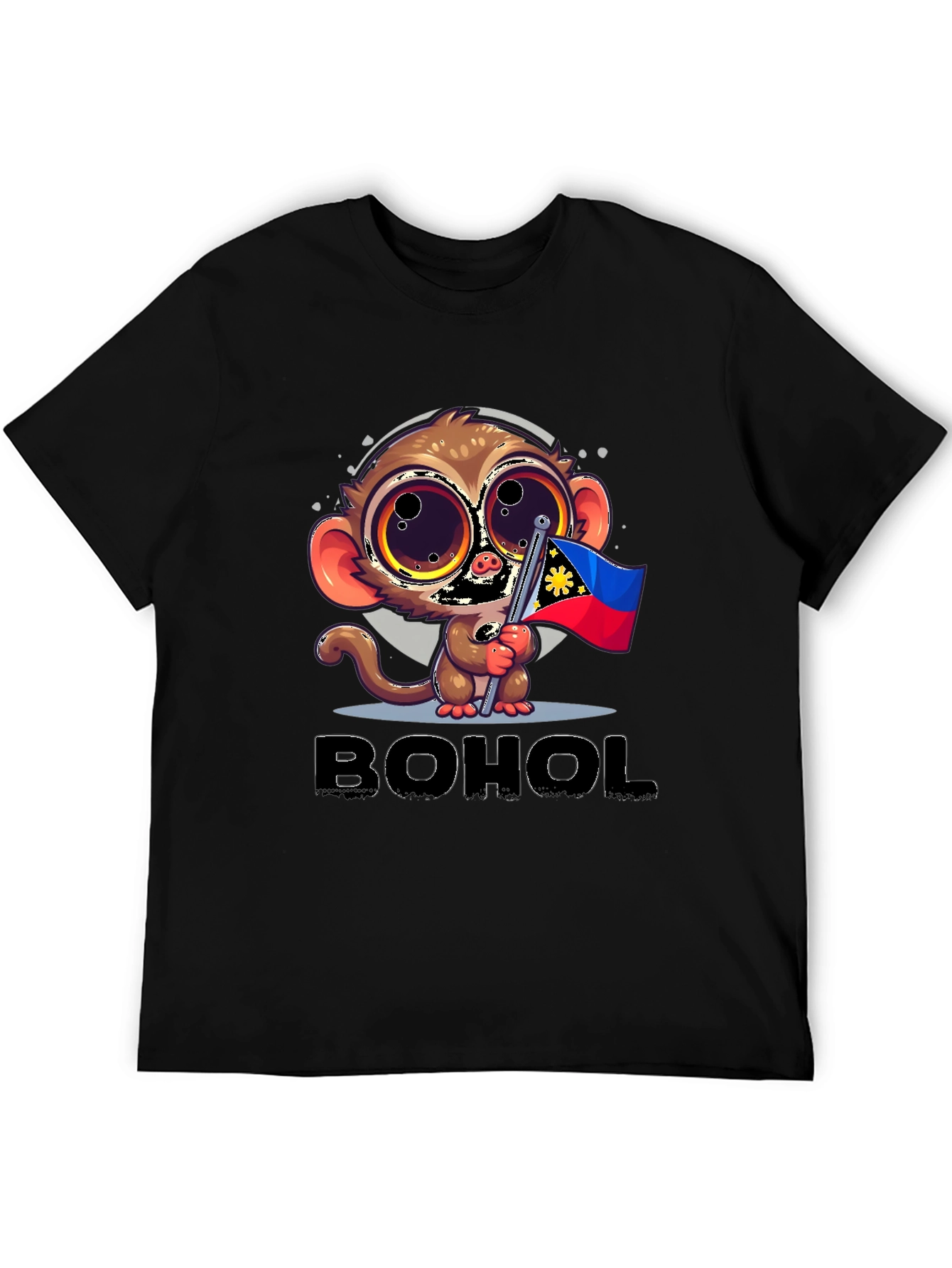 Bohol Tarsier Cartoon Graphic Tee