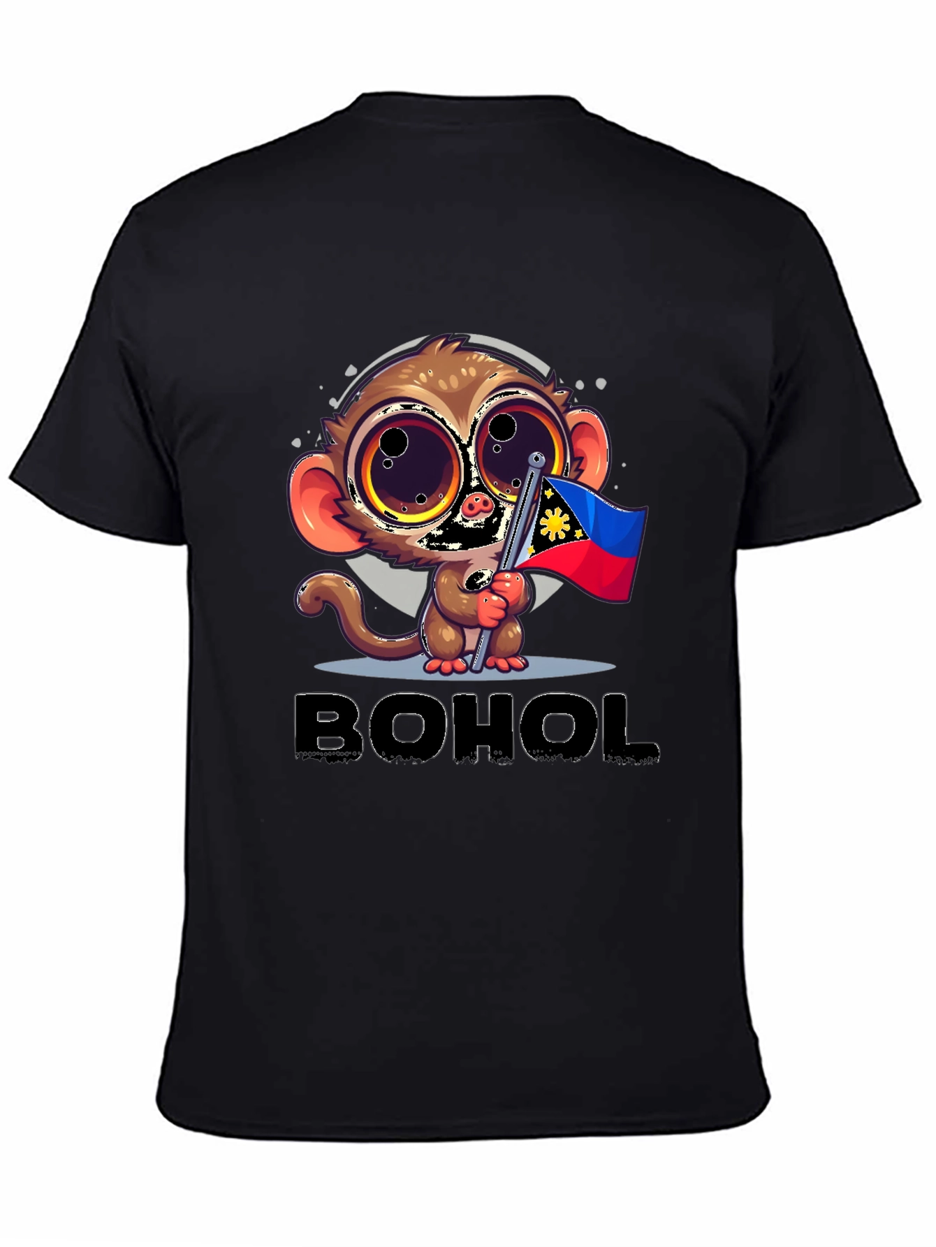 Bohol Tarsier Cartoon Graphic Tee