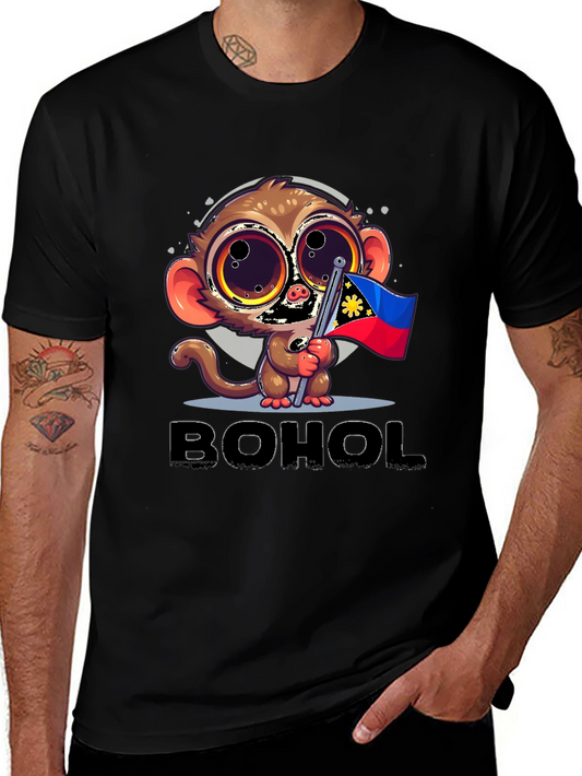 Bohol Tarsier Cartoon Graphic Tee