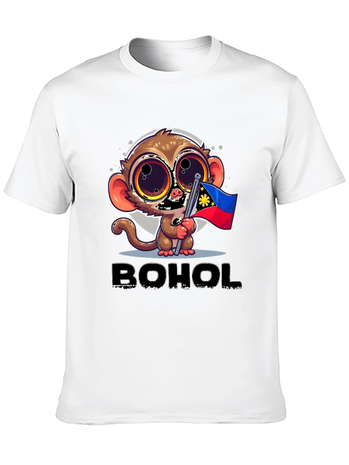 Bohol Tarsier Cartoon Graphic Tee