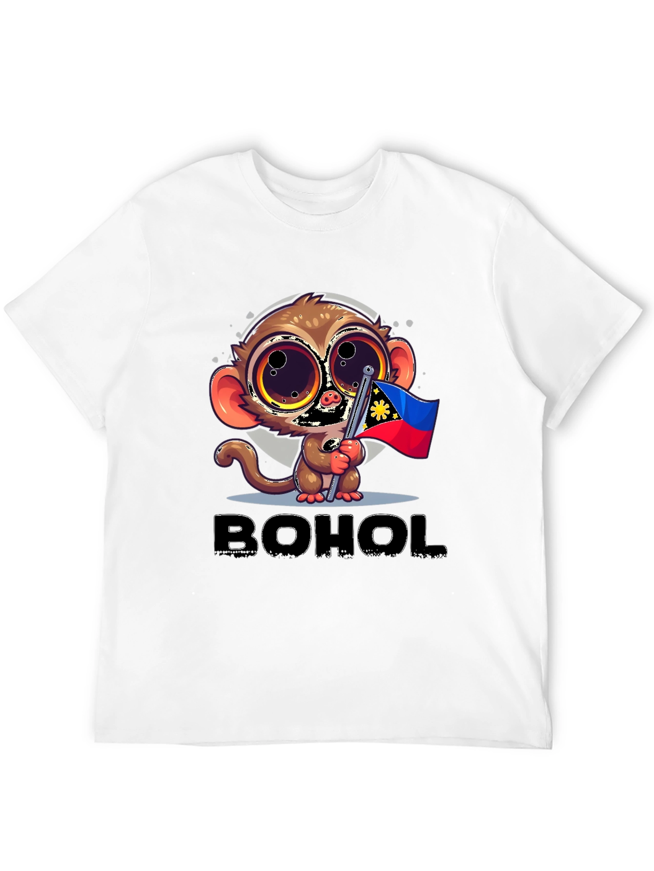 Bohol Tarsier Cartoon Graphic Tee