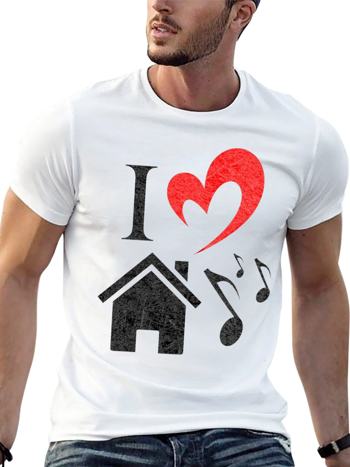 I Heart House Music Graphic T-Shirt