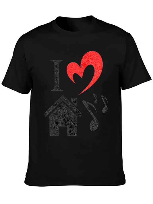 I Heart House Music Graphic T-Shirt