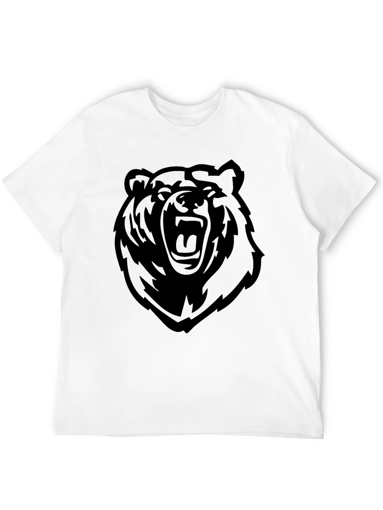 Bold Bear Graphic Tee - Mens Black T-Shirt